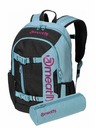 Meatfly Meatfly batoh Basejumper Aqua / Pink 22 L + PENÁL  | Objem 22 L