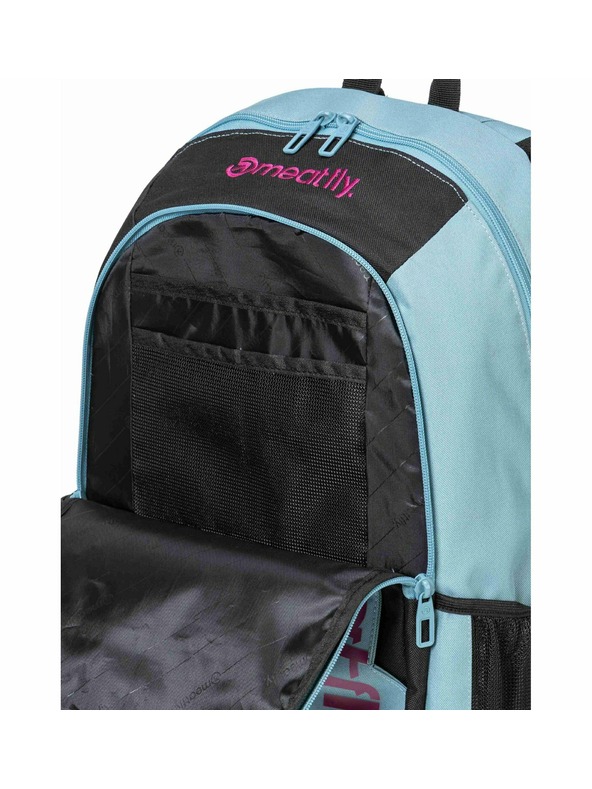 Meatfly Meatfly batoh Basejumper Aqua / Pink 22 L + PENÁL  | Objem 22 L