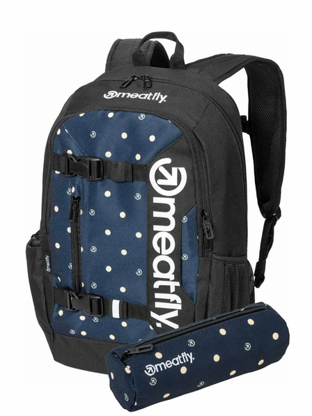 Meatfly Meatfly batoh Basejumper Yellow Dots 22 L + PENÁL | Žlutá | Objem 22 L