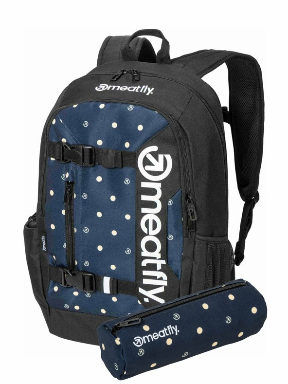 Meatfly Meatfly batoh Basejumper Yellow Dots 22 L + PENÁL | Žlutá | Objem 22 L