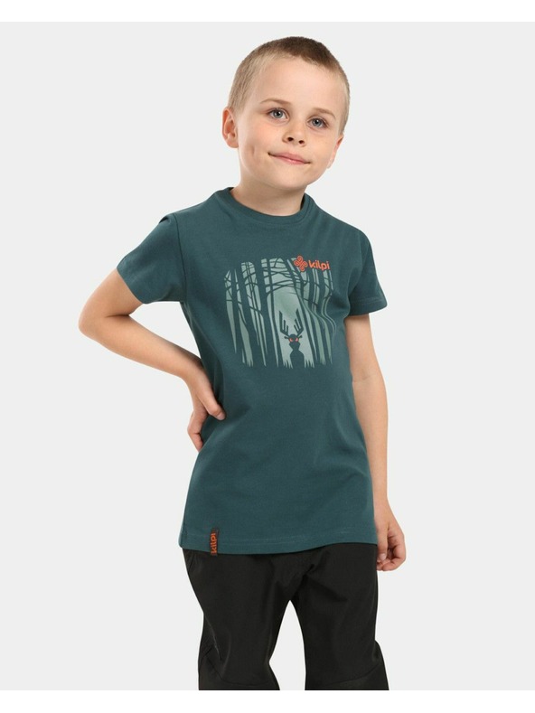 Kilpi Klučičí bavlněné tričko Kilpi SALO-JB Tmavě zelená
