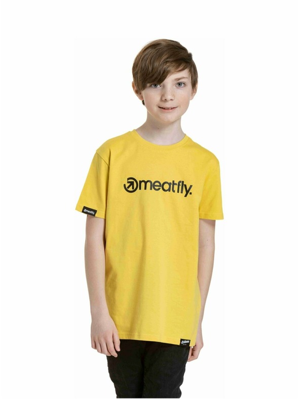 Meatfly Meatfly dětské tričko Bart Vanilla | Žlutá