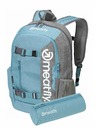 Meatfly Meatfly batoh Basejumper Grey Heather / Aqua 22 L + PENÁL | Šedá | Objem 22 L
