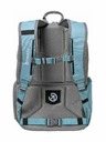 Meatfly Meatfly batoh Basejumper Grey Heather / Aqua 22 L + PENÁL | Šedá | Objem 22 L