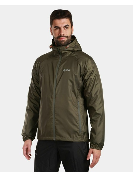 Kilpi Outdoorová nepromokavá bunda Kilpi JALUU-U Tmavě zelená