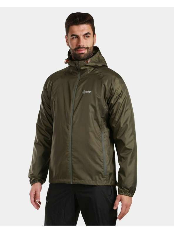 Kilpi Outdoorová nepromokavá bunda Kilpi JALUU-U Tmavě zelená