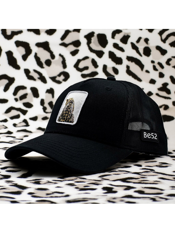 Be52 Be52 Leopard kšiltovka premium černá