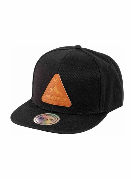 Meatfly Meatfly kšiltovka Hornet Snapback Black Peak | Černá |