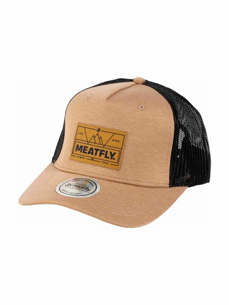 Meatfly Meatfly kšiltovka Corey Trucker Beige Live | Černá |