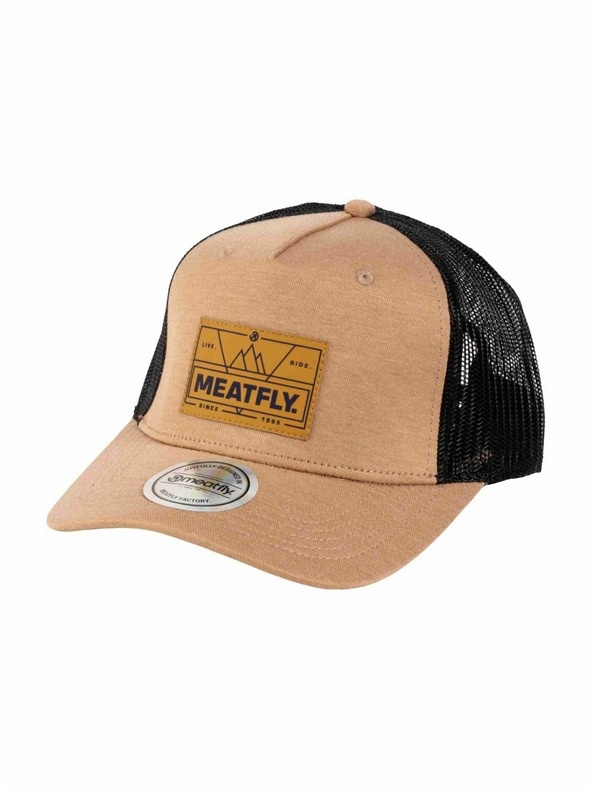 Meatfly Meatfly kšiltovka Corey Trucker Beige Live | Černá |
