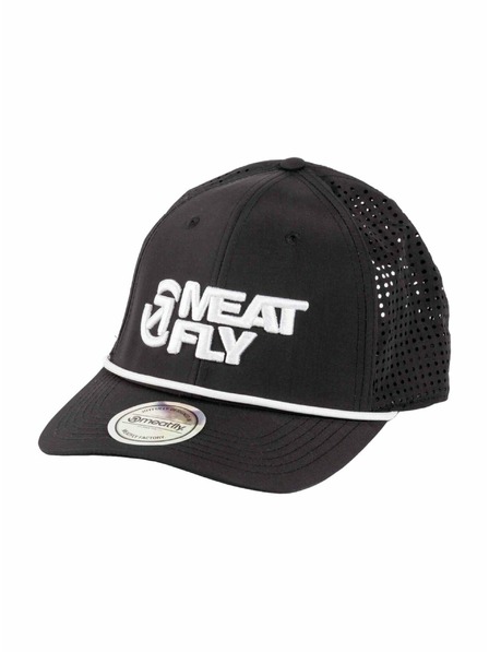 Meatfly Meatfly kšiltovka Nollie Perfor Cap Black / White Revital | Černá | Velikost