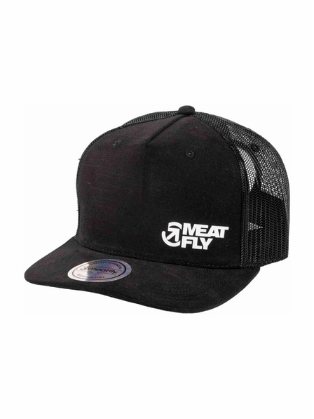 Meatfly Meatfly kšiltovka Shaun Trucker Black / White Decent Revital | Černá | Velikost