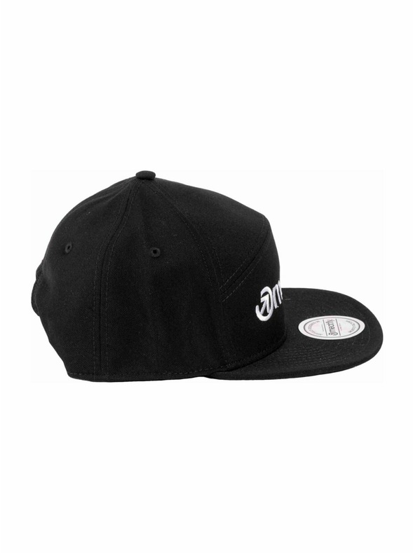 Meatfly Meatfly kšiltovka Creeper 6 Panel Snapback Black / White Logo | Černá | Velikost
