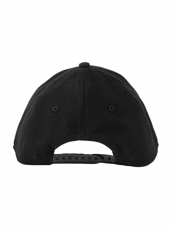 Meatfly Meatfly kšiltovka Creeper 6 Panel Snapback Black / White Logo | Černá | Velikost