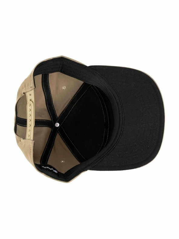 Meatfly Meatfly kšiltovka Creeper 6 Panel Snapback Olive / Black Logo | Černá | Velikost