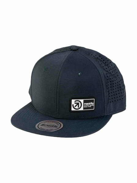 Meatfly Meatfly kšiltovka Nylan Perfor Snapback Petrol Brand | Modrá |