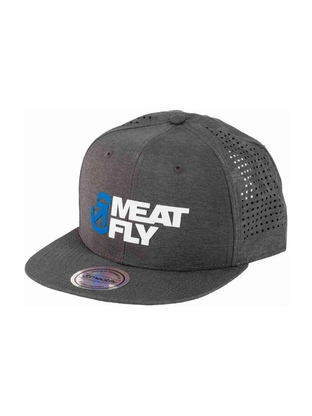 Meatfly Meatfly kšiltovka Keery Perfor Snapback Grey / White Revital | Šedá | Velikost
