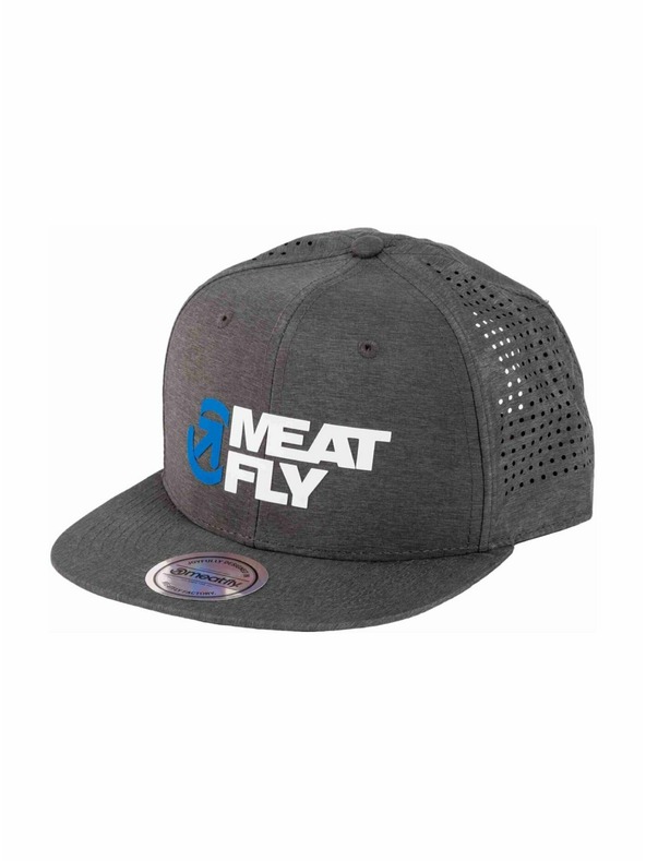 Meatfly Meatfly kšiltovka Keery Perfor Snapback Grey / White Revital | Šedá | Velikost