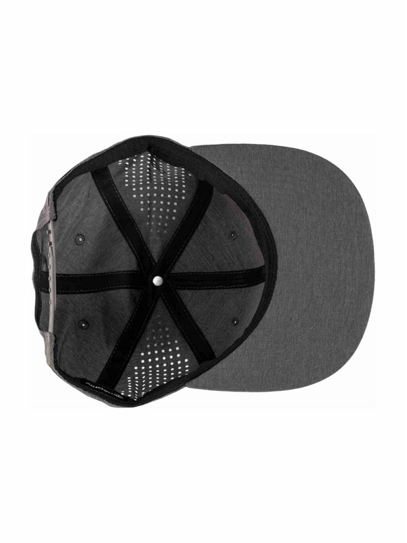 Meatfly Meatfly kšiltovka Keery Perfor Snapback Grey / White Revital | Šedá | Velikost