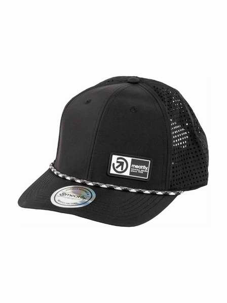 Meatfly Meatfly kšiltovka Ollie Perfor Cap Black Brand | Černá |