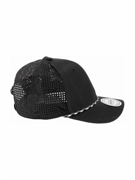Meatfly Meatfly kšiltovka Ollie Perfor Cap Black Brand | Černá |