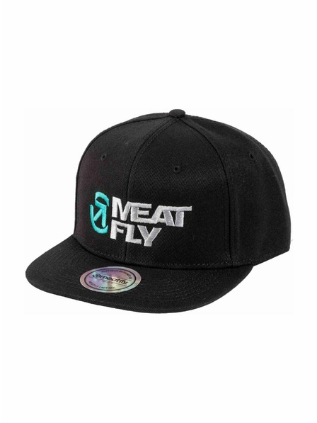 Meatfly Meatfly kšiltovka Ness Snapback Black / Grey Revital | Černá | Velikost