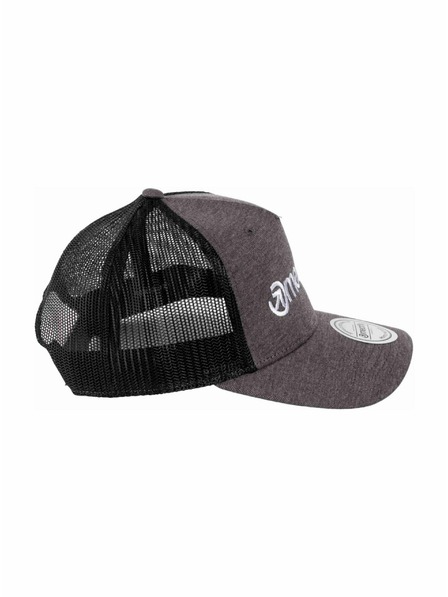 Meatfly Meatfly kšiltovka Horton Trucker Grey / White Logo | Černá | Velikost