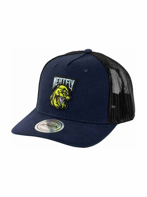 Meatfly Meatfly kšiltovka Hawkye Trucker Navy Blue Panther | Modrá |
