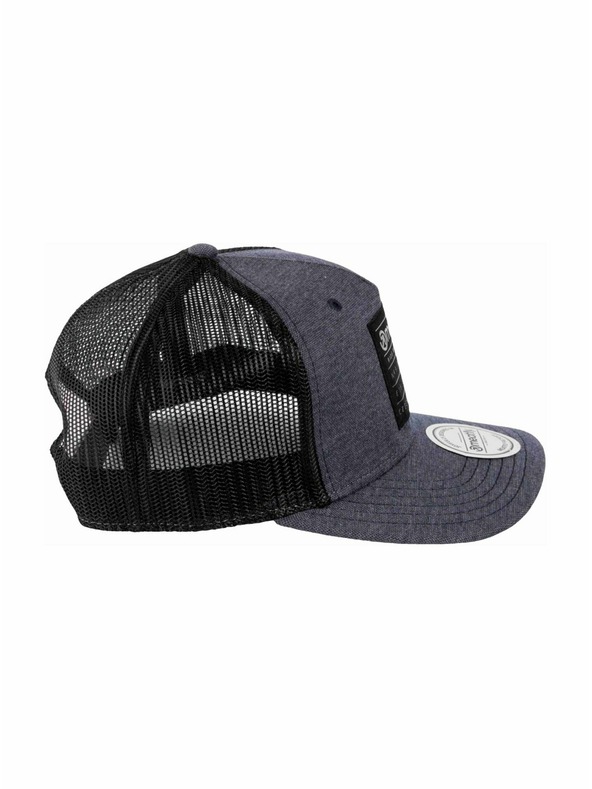 Meatfly Meatfly kšiltovka Corey Trucker Navy Blue Square | Šedá |