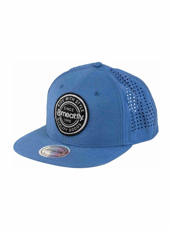 Meatfly Meatfly kšiltovka Nylan Perfor Snapback Blue Label | Černá |