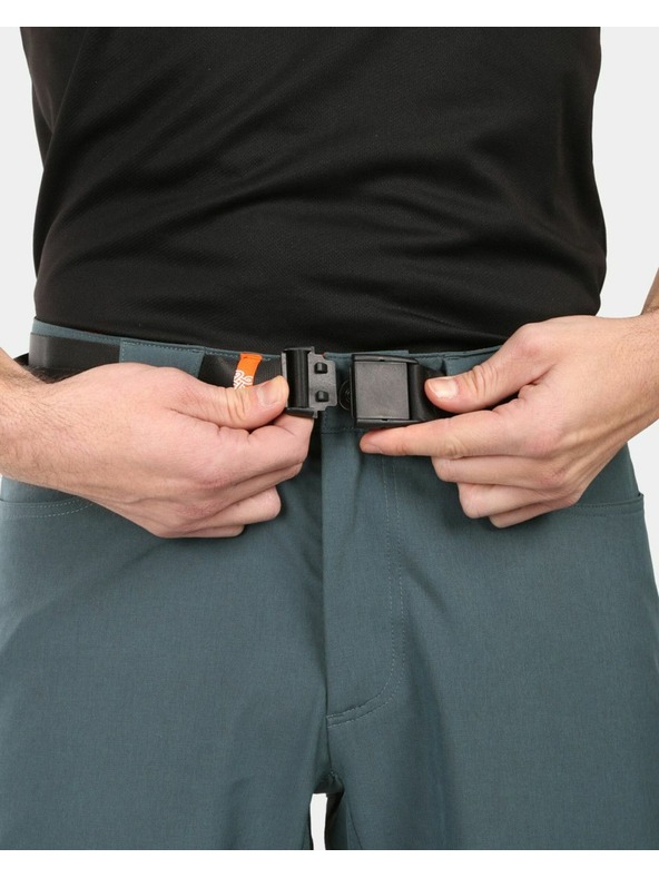 Kilpi Pánské outdoorové kraťasy Kilpi NAVIA-M Tmavě zelená