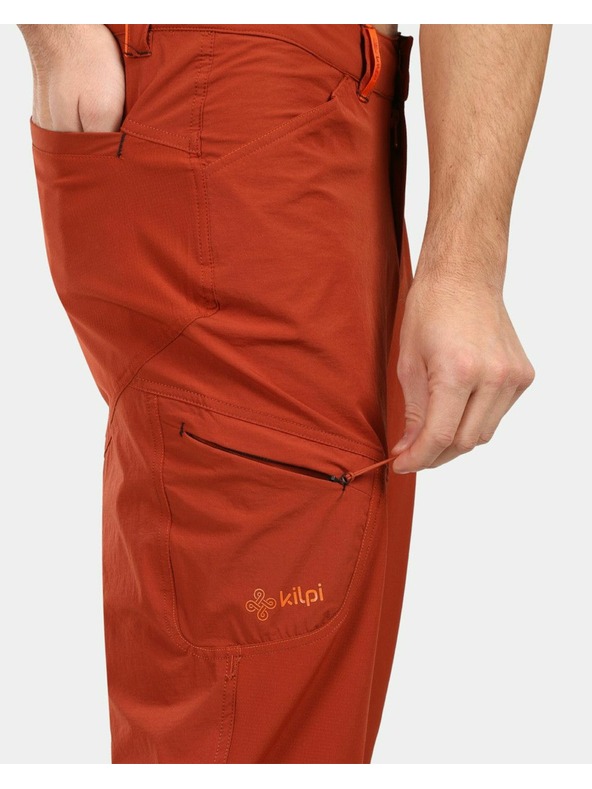 Kilpi Pánské 3/4 outdoorové kalhoty Kilpi OLPRA-M Hnědá