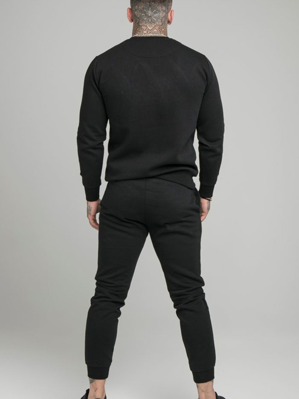 Siksilk Černá pánská mikina  SikSilk