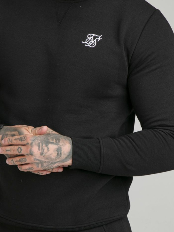 Siksilk Černá pánská mikina  SikSilk