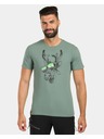 Kilpi Pánské bavlněné tričko Kilpi DISCOVER-M Khaki