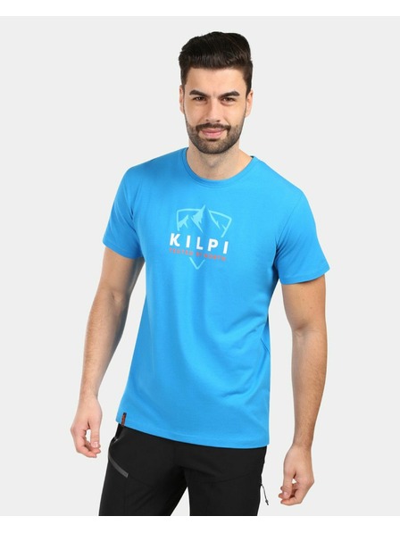 Kilpi Pánské bavlněné tričko Kilpi DISCOVER-M Modrá