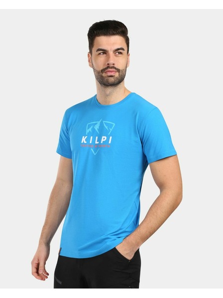 Kilpi Pánské bavlněné tričko Kilpi DISCOVER-M Modrá