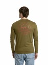 Meatfly Meatfly pánské tričko s dlouhým rukávem Judgement 30 Khaki Green