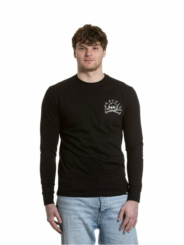 Meatfly Meatfly pánské tričko s dlouhým rukávem Judgement 30 Black