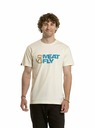 Meatfly Meatfly pánské tričko Revital Blanc | Bílá