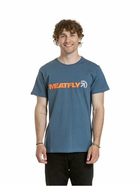 Meatfly Meatfly pánské tričko Logex Dark Slate | Šedá