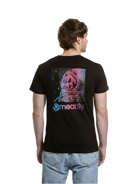 Meatfly Meatfly pánské tričko Cosmic Black
