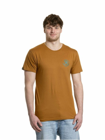 Meatfly Meatfly pánské tričko Arrow Gold Brown | Hnědá