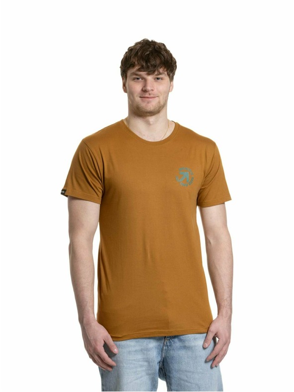 Meatfly Meatfly pánské tričko Arrow Gold Brown | Hnědá