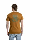 Meatfly Meatfly pánské tričko Arrow Gold Brown | Hnědá