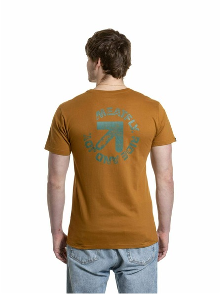 Meatfly Meatfly pánské tričko Arrow Gold Brown | Hnědá