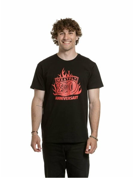 Meatfly Meatfly pánské tričko Flame Black