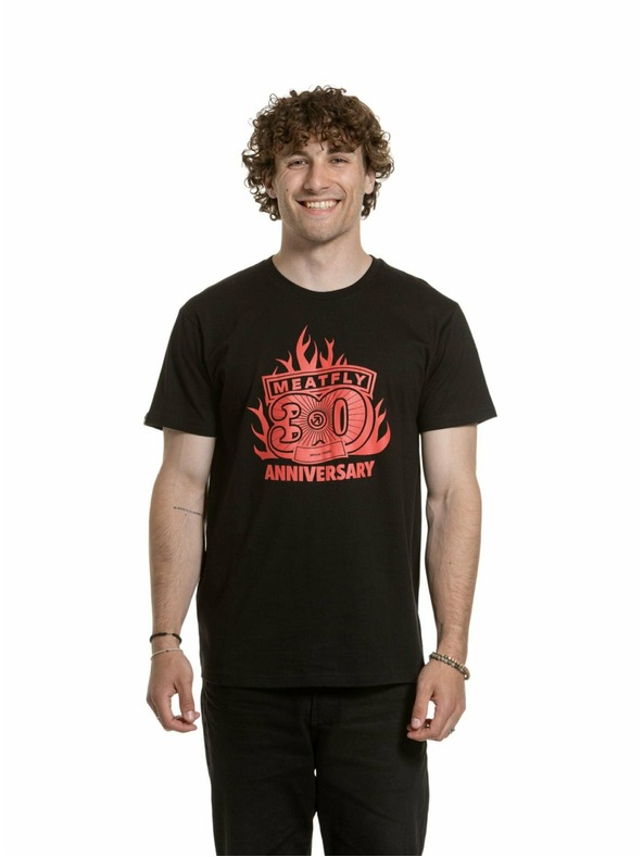 Meatfly Meatfly pánské tričko Flame Black