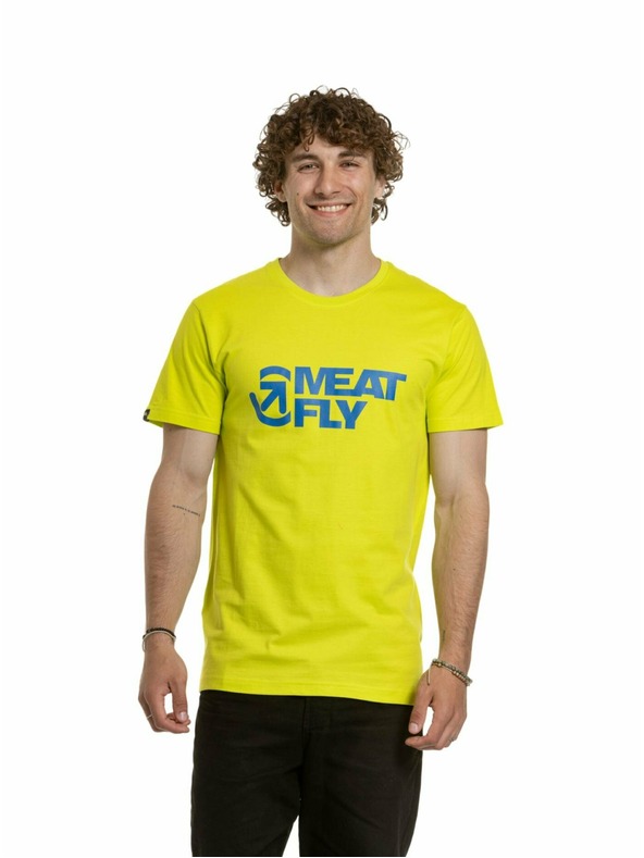 Meatfly Meatfly pánské tričko Revital Safety Yellow