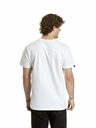 Meatfly Meatfly pánské tričko Striped Logo White | Bílá